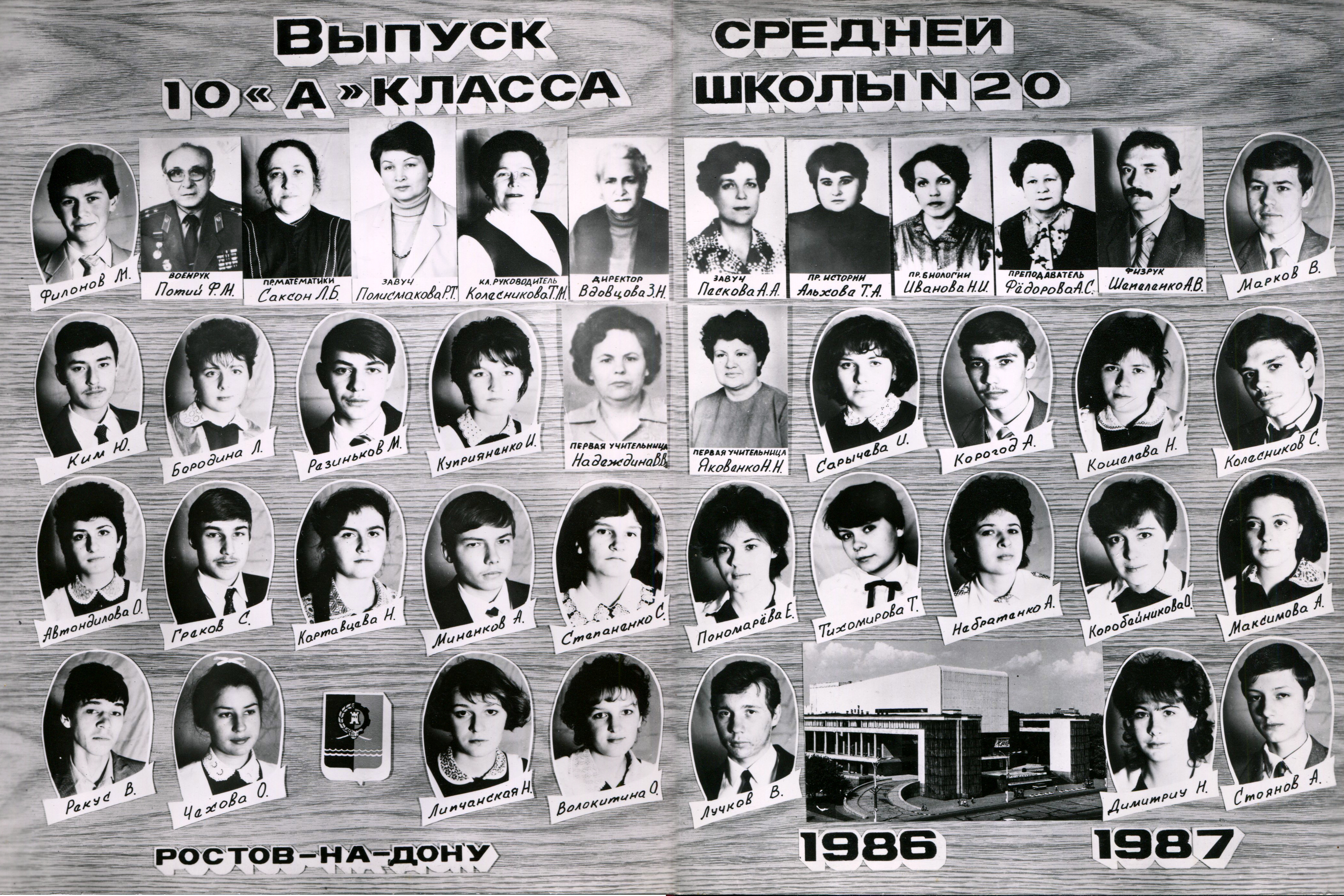 Школа 668 выпуск 1987